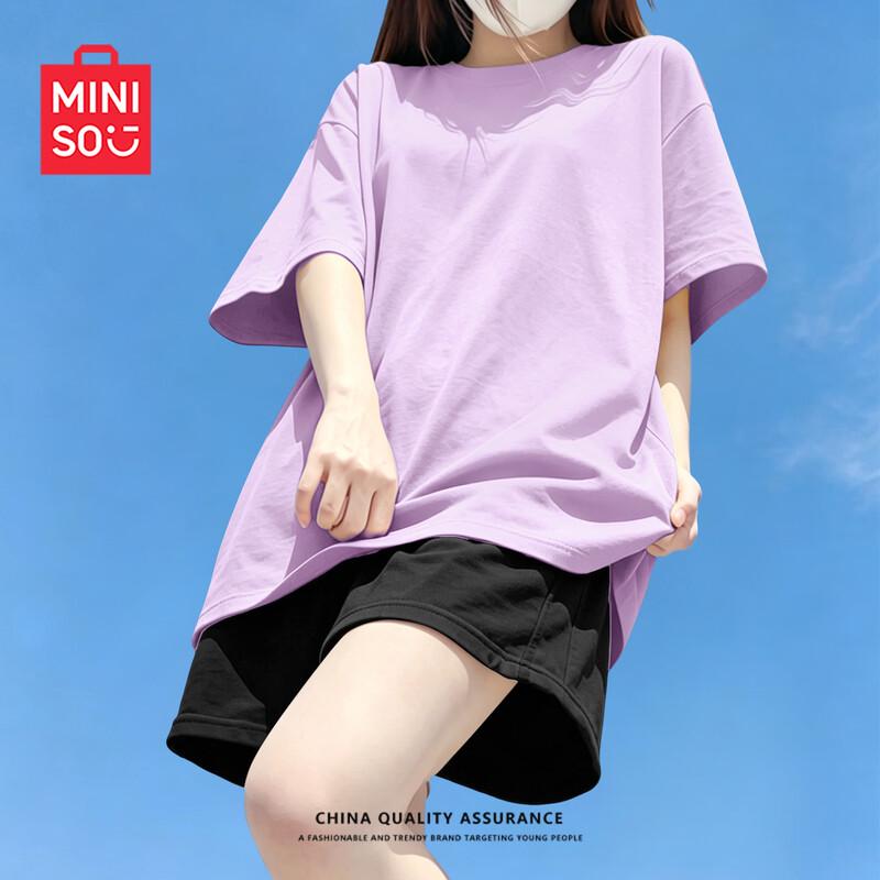 MINISO Women's Summer Short Sleeve & Shorts Sport Set