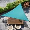 Voile D'ombrage Triangulaire 3×3×3 M Bleu – PU Imperméable, Blocage UV 95%