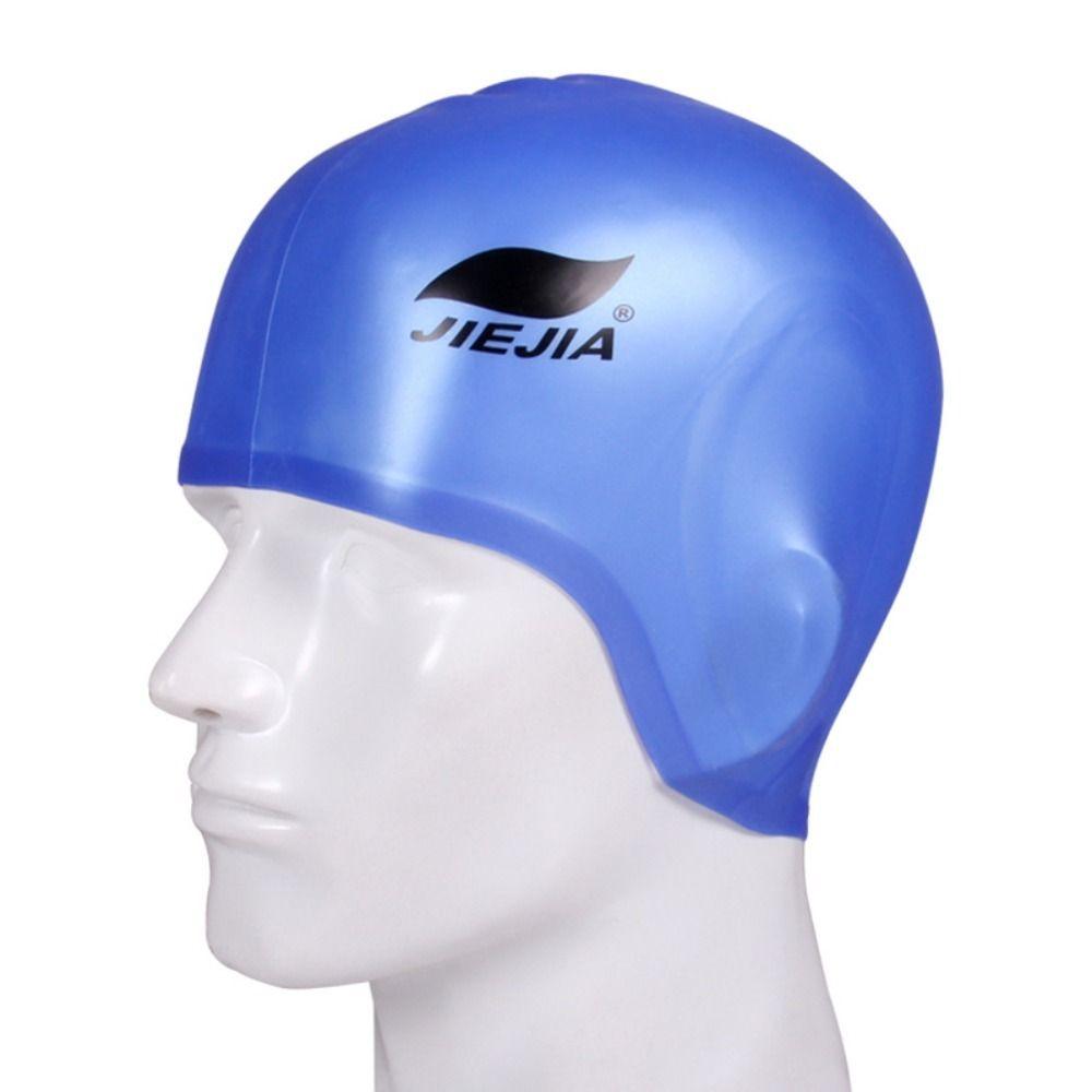 Swim Pool High Elastic Diving Hat Swim Pool Cap Silicone Swimming Caps Protect Ears Swim Hat