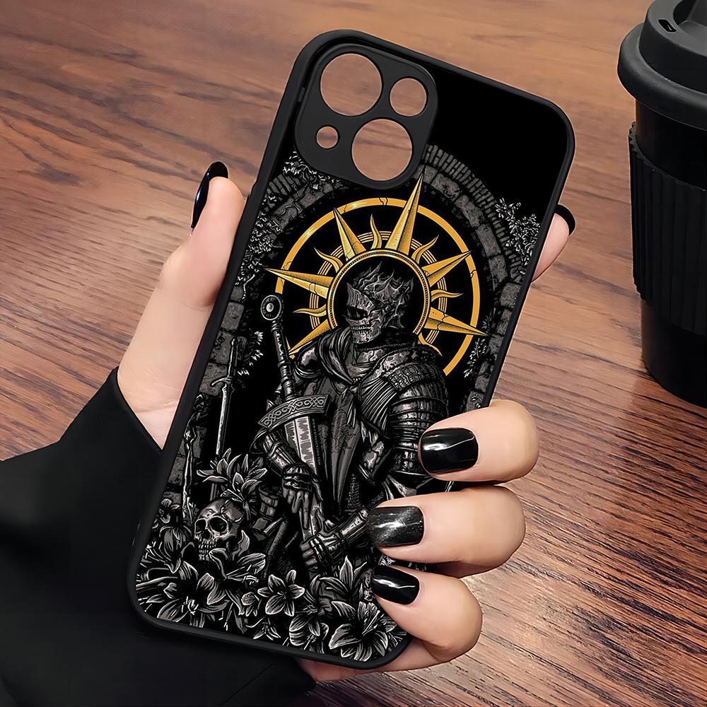 Чехол для телефона Dark Souls из горячей игры для iPhone 16 15 14 13 12 11 Pro Max X XR XS 7 8 Plus Mini SE 2020 2022 Матовый чехол