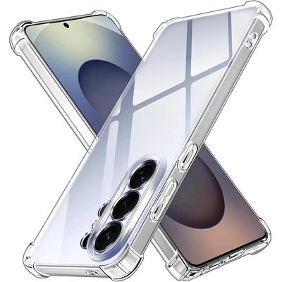 Чехол S26 S25 Ultra Plus Прозрачный Чехол для Телефона Для Samsung Galaxy S26 S25 S24 S 26 Ultra Plus S26Ultra Мягкая Силиконовая Крышка из ТПУ
