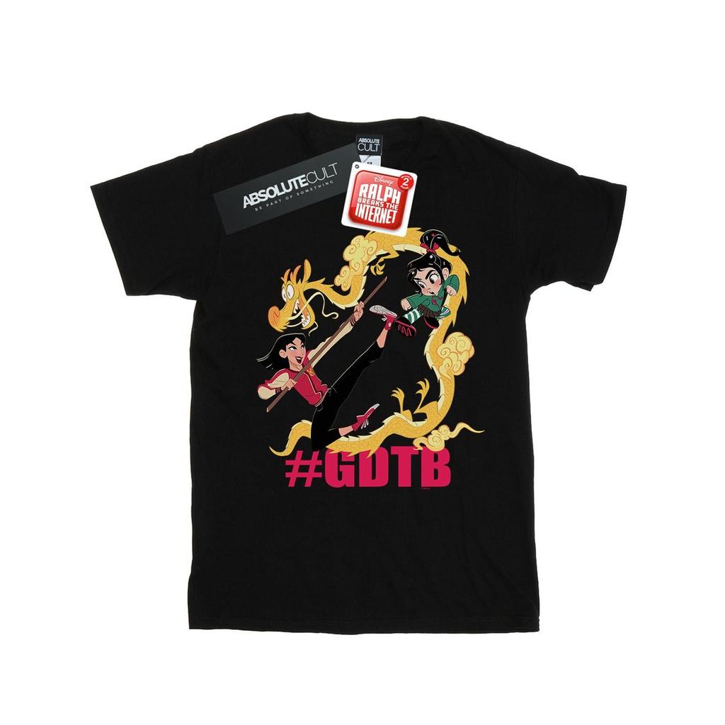 Disney Mens Wreck It Ralph Mulan And Vanellope T-Shirt