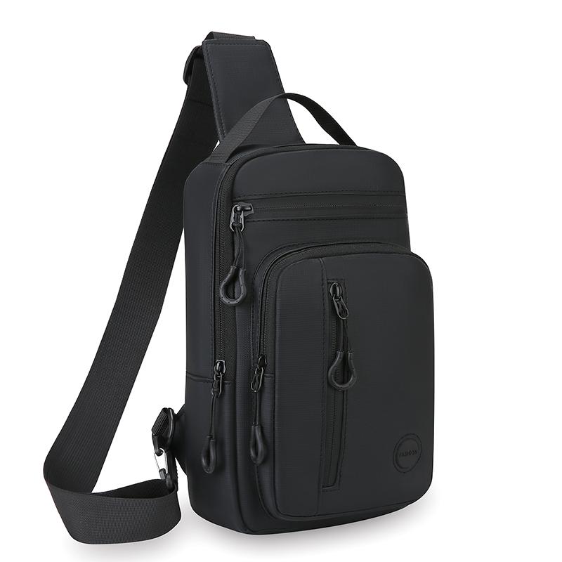 Унисекс Многофункциональная сумка через плечо - Водостойкий нейлоновый слинг на грудь с организационными карманами