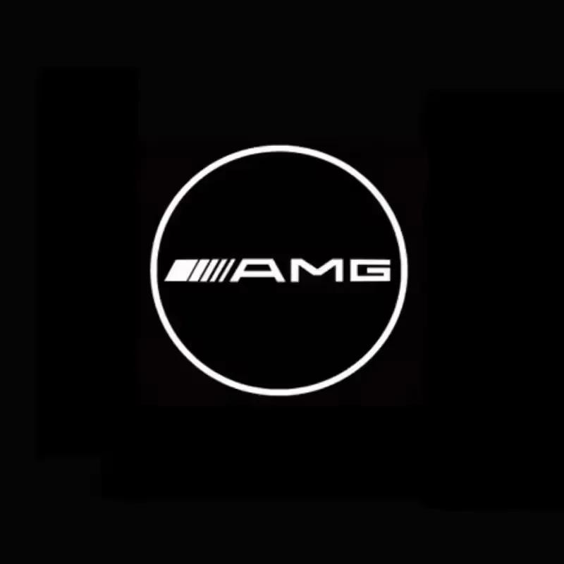 2PCS/Set Car Door Light Laser Logo Decor Project Ghost Lamp Mercedes Benz A B C M ML GLA GLS E Class W176 W205 W166 W246 W2121 NDEFG1