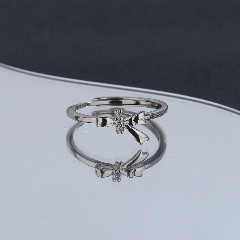 Lindon Classic Copper Alloy Zircon Ring Ladies Jewelry Wedding Promise Party Gift