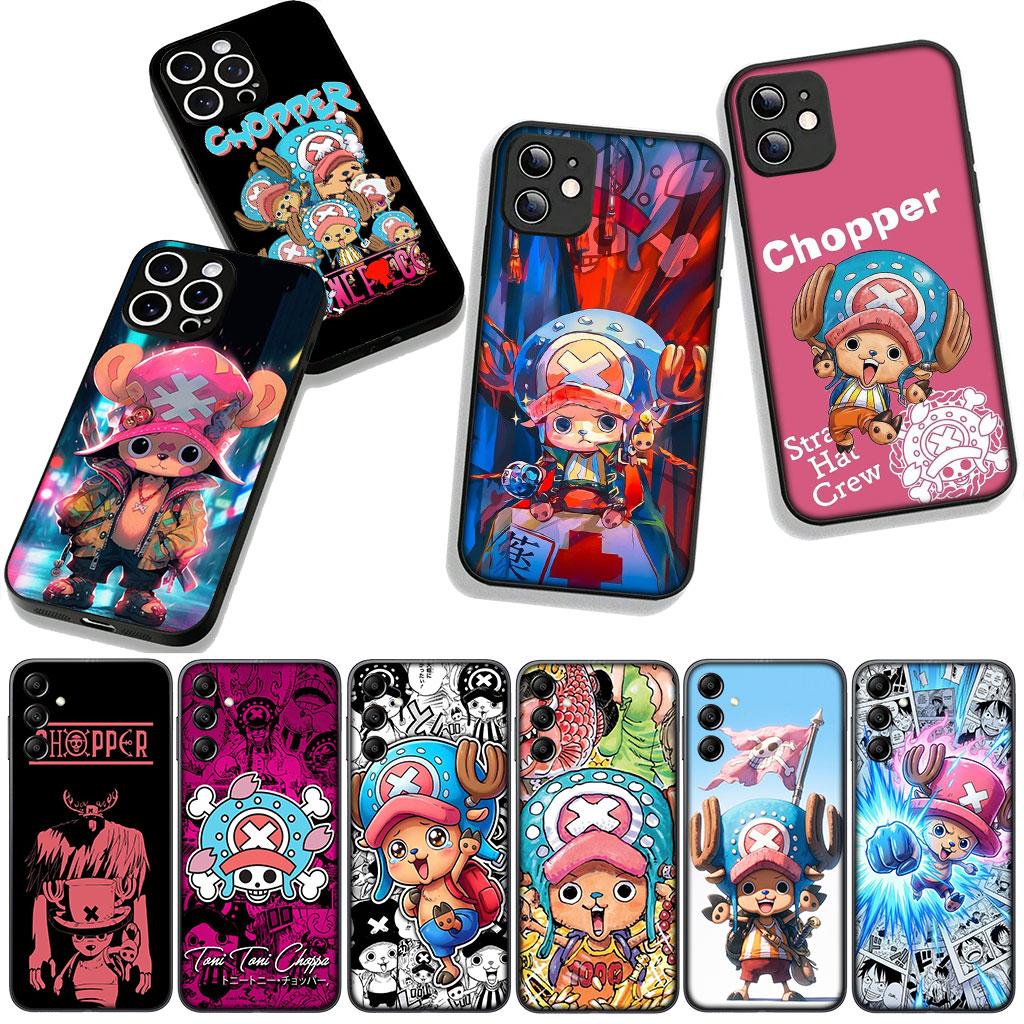 Обои One Piece Тони Тони Чоппер Чехол для телефона для Apple iPhone 16 15 14 Plus 13 12 Mini 17 Pro Max + ProMax 16E Air 16+