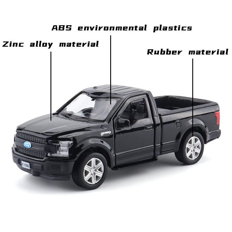 Ford F150 SVT Raptor 2018 Пикап Симулятор Литье под давлением и Игрушечные Транспортные Средства Машинка с инерционным механизмом и открывающимися дверями RMZ city 1:36 Коллекционных Моделей из Сплава