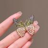 Fashion Clothes Decor Shell Animal Butterfly Brooch Wedding Jewelry New Hollowed Out Women's Flight Imitation Pearl Accessories