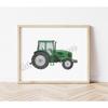 Акварельный Строительный Транспорт Транспортировка Трактор Бульдозер Постер Настенное Искусство Картины Холст Живопись Детская Домашний Декор