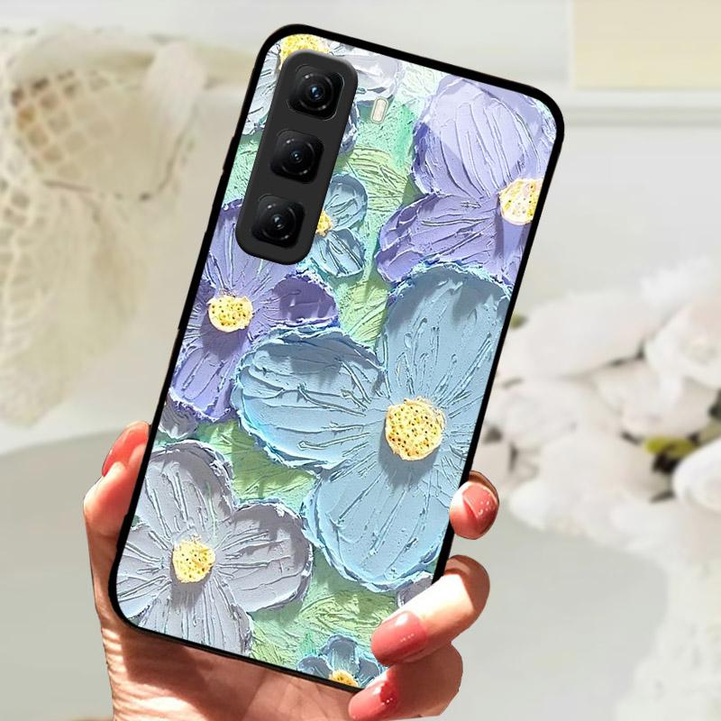 Закаленное Стекло Чехол Для Infinix Hot 60 60i Hot60 Pro Plus 60Pro Телефон Задняя Крышка Полное Покрытие Защита Линзы Чехол Fundas Etui