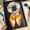 New Floral Print Silk Feeling 70cm Square Scarf Women Foulard Neckerchief Lady Satin Head Hijab Female Decorate Neck Ties