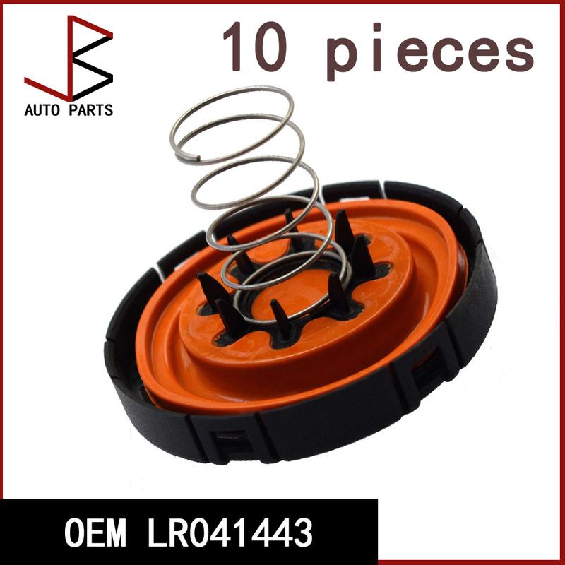 10pcs/lot LR041443 PCV Valve Cover Membrane Kit for Land Rover Range Rover Jaguar XJ XF XK 5.0L 2010-16 LR010780 LR032082