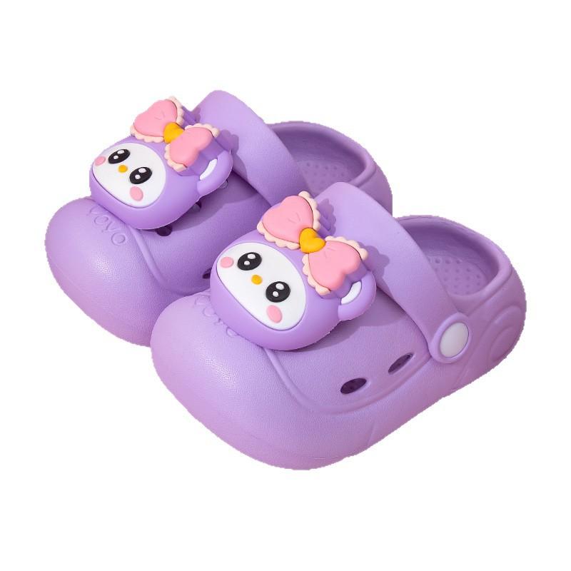 Cute Baby Clogs For 1-3 Years Old Non Slip Summer Sandals Boys Girls Outdoor Indoor Home Slippers
