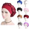 Women Double Satin Night Cap Confinement Hair Care Chemotherapy Cap Hair Loss
