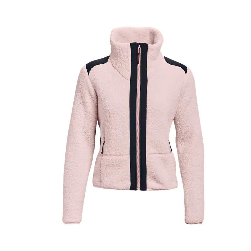 Under Armour Куртка Legacy Sherpa Fleece Linen Jacket Женская куртка розового цвета 1357479-643