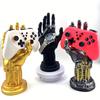 New Creative Games Controller Desktop Headphone Stand Cyberpunk Mechanical Arm Simulated Robot Hand Sculpture Stautes Decoration