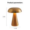 LED Table Lamps Touch Dimming USB Rechargeable for Bar Hotel Restaurant Bedside Decor Bedroom Nightlights Mushroom Lampara Gift