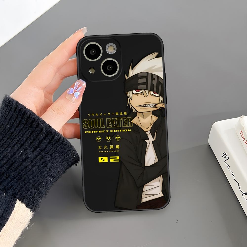 Чехол для телефона S-Soul Eater для iPhone 17 Air 15 Pro Max 14 Pro 16 Plus 12 13 11 Xr X Xs 8 7 Plus Задняя крышка