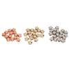 50Pcs Jewelry Making Beads Star Shaped Approx 0.5 Diameter 3 Colors Durable Plastic Widely Used