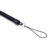 Черный автомобильный брелок для ключей, пружинная веревка, телескопическая веревка, безопасный анти-потерянный брелок для ключей