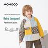 Модная повседневная куртка MOMOCO для мальчиков с цветовыми блоками