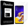 Screen Protector - Phonillico® - Asus Zenfone 5 ZE620KL - Pack of 3 - Ultra-resistant - Black