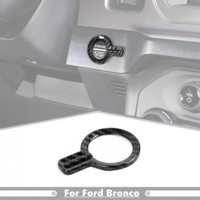 Для -2024 Ford Bronco Углеродная накладка на кнопку запуска/остановки двигателя