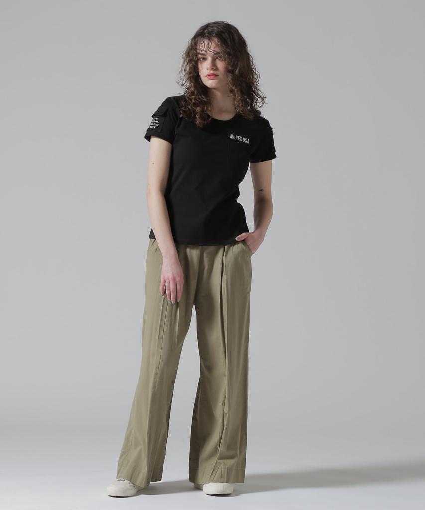 Футболка Avirex Fatigue, Женская, Размер M, 010, Черный, 783-5935603