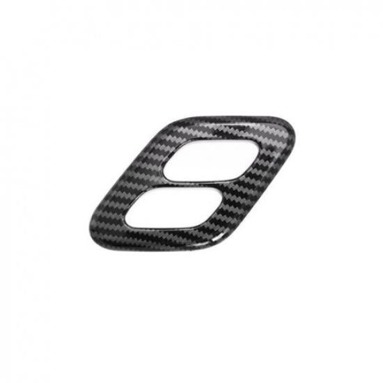 ABS Carbon Seat Memory Button Frame Cover Trim 1pcs For Genesis G70 -