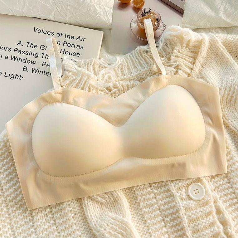 Ice Sick Bras Trackless Soft Push Up Bras Sexy Women Underwear