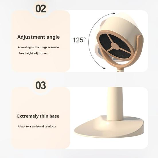 Портативный вытяжной вентилятор с низким уровнем шума, перезаряжаемый, компактный, очиститель воздуха, кухонный мини-набор вытяжек