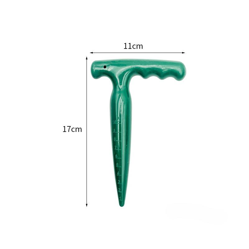 Plastic Hole Puncher, Long Handle Hole Digging Seedling Planter, Plant Seed Drilling Seedling Planter Accessories