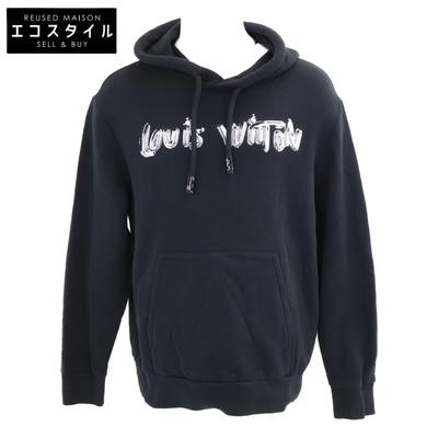 Louis Vuitton [Авторизовано в стране/Модель 2012 года] RM221 IHN HMY78W Худи с графическим логотипом верх XL черныйБ/у