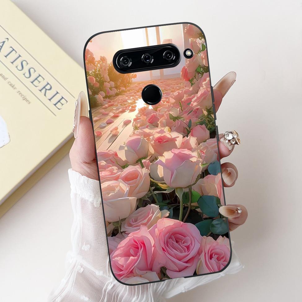 Чехол для LG V40 V50 ThinQ V50S ThinQ, милый мультяшный кот, роскошный, крутой, ударопрочный, силиконовая задняя крышка для LG V50S ThinQ 5G