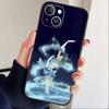 Мультяшный Чехол для Телефона Сейлор Мун Для iPhone 17 16 15 14 13 12 Max Plus Силиконовый Черный Чехол