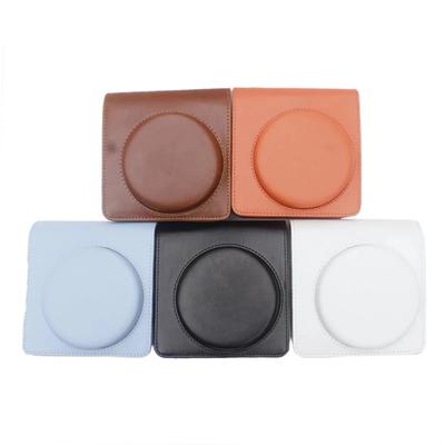 Чехлы для фотокамер из искусственной кожи в стиле ретро, водонепроницаемый защитный чехол, сумка для хранения с плечевым ремнем для Instax Square SQ1