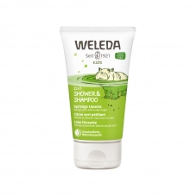 Weleda Детский гель для душа и шампунь 2-в-1 Лайм 150 мл