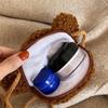 Childrens Animal Plush Bear Bag Cute Cartoon Shoulder Messenger Purse Fluffy Toy for School Picnic