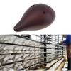 Керамическая черная флейта Alto F Tone Ocarina с 6 отверстиями и подвесной веревкой для профессионального исполнения