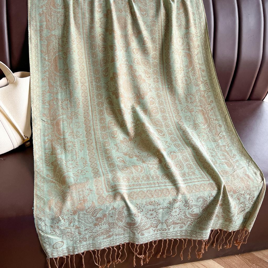 Luxury Brand Autumn Cashmere Pashmina Shawl Lady Wrap Warm Winter Scarves Design Print Female Foulard Hijab Stoles Scarf