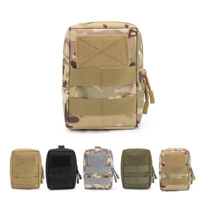 Подсумки Molle 600D Маленькая тактическая поясная сумка Водостойкий утилитарный EDC Подсумок для телефона и бутылки Мужской для крепления к рюкзаку для активного отдыха