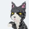 Конструктор Кошка Домашнее животное Наборы строительных игрушек, Сделай сам Животные Блоки Набор для сборки для взрослых Микро 3D Строительная игрушка Кирпичики Кошки Конструктор Игрушка Подарок для