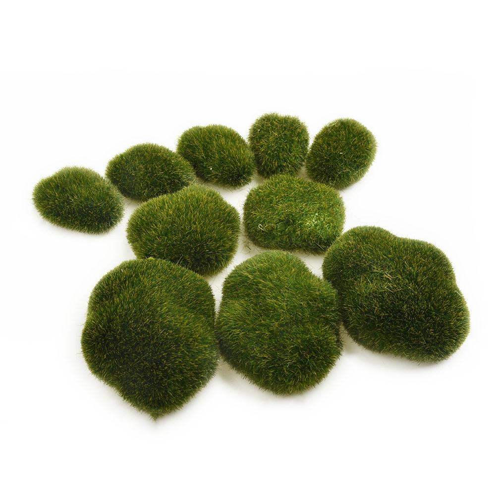 Камни мха идеального размера для композиции из искусственных цветов 8 шт. или 10 шт.