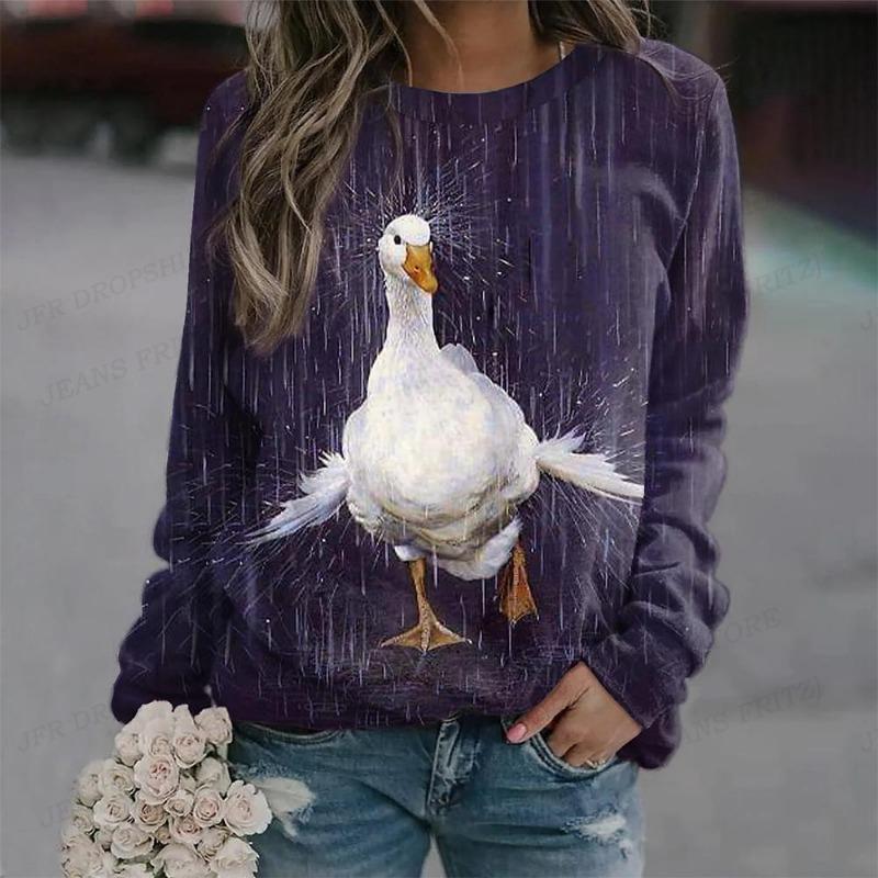 Забавные толстовки с котом, женская модная толстовка с капюшоном с изображением утки, толстовки для девочек, женские толстовки, кавайная одежда, эстетика, Sudadera Cat