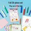Kids' Rainbow Scratch Art DIY Pointillism Bookmarks & Postcards