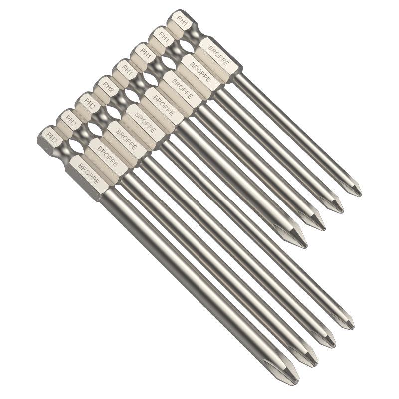 Магнитная крестовая отвертка BROPPE с электрической дрелью и пневматической насадкой