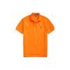 Polo SS22 Однотонный вышитый логотип с коротким рукавом на пуговицах Мужская рубашка поло с коротким рукавом Оранжевый MNPOKNI1N820669-800