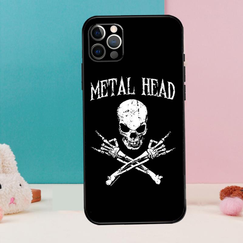 Панк-рок чехол для телефона для iPhone 17 Air 16 15 14 12 11 13 Pro Max 12 13 mini 15 16 Plus 16e Чехол Coque