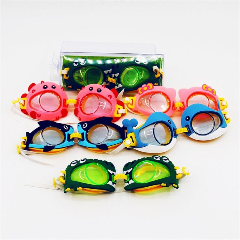Comfortable Swim Glasses AntiFogs AntiUV Kids Swimming Goggles for Toddlers Kids