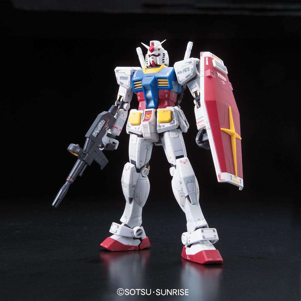 Пластиковая модель мобильного костюма Gundam Gundam RG RX-78-2 1/144 с цветовой кодировкой